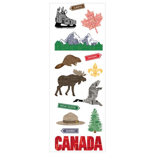 Autocollant icone Canada