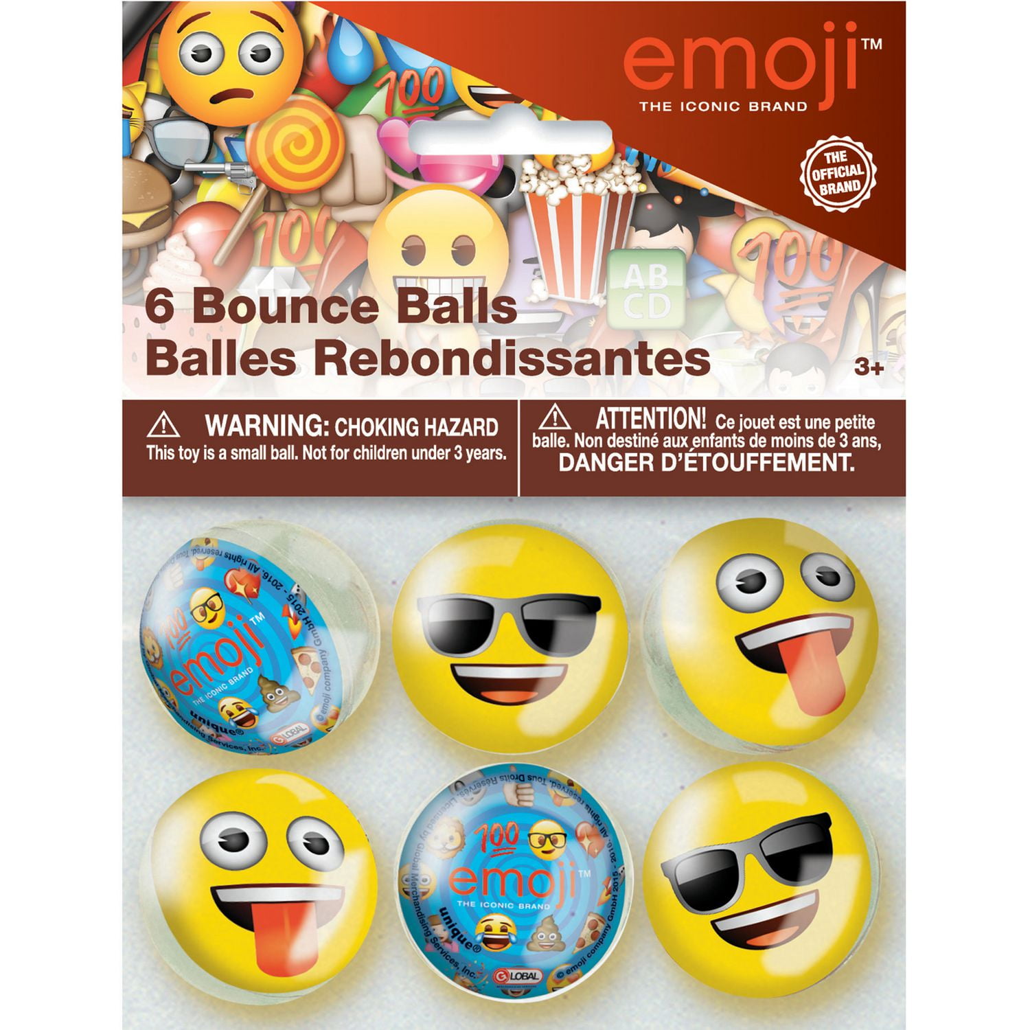 6 Emoji Bounce Balls Walmart Canada