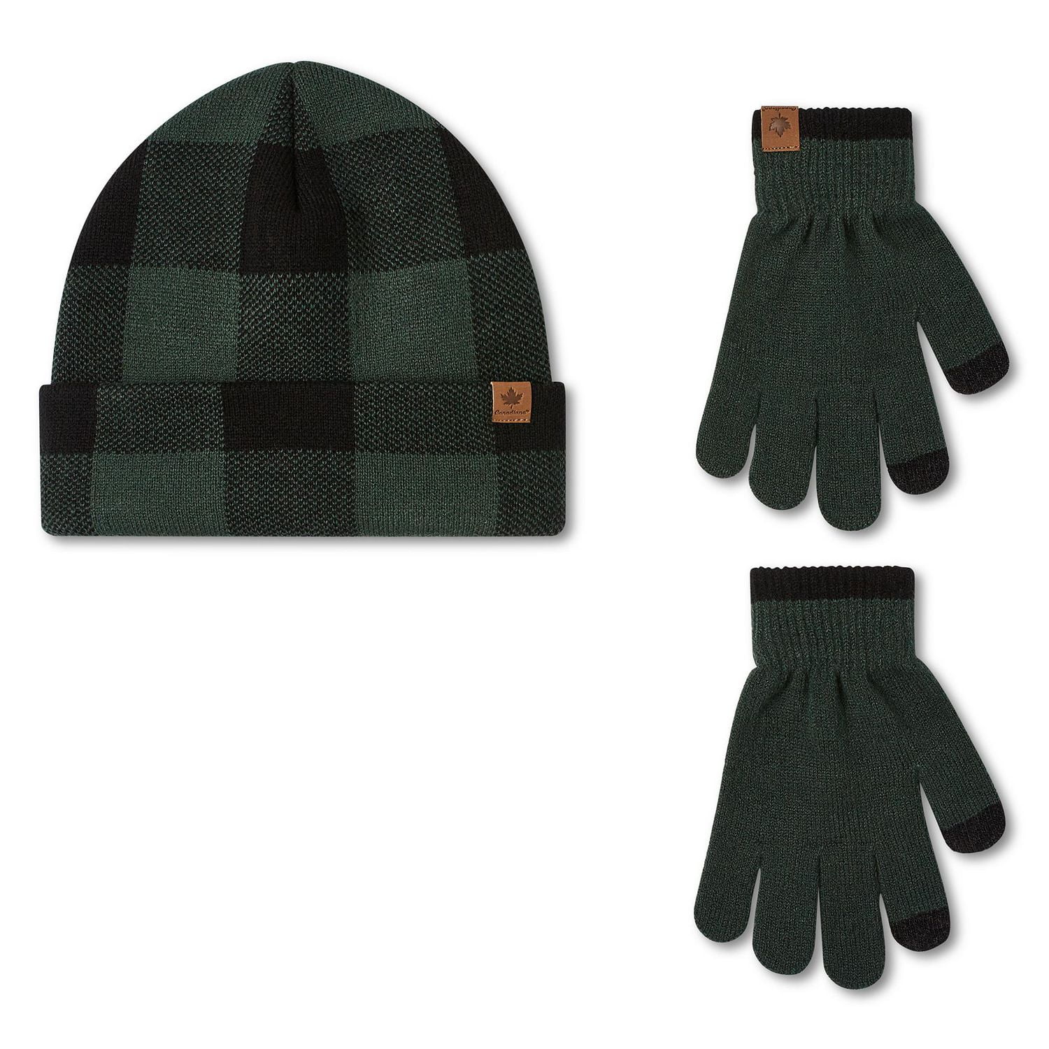 Canadiana Kids' Unisex Hat and Gloves 2-Piece Set