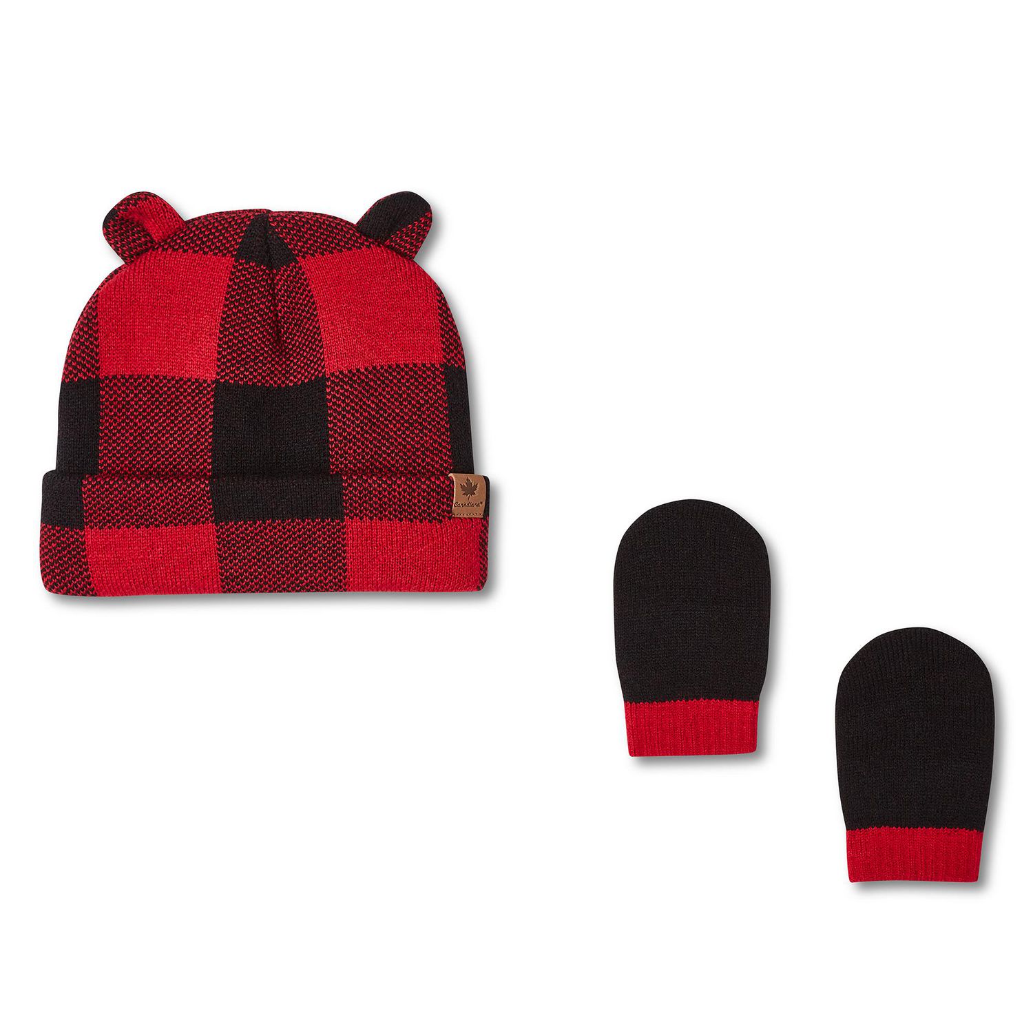 Canadiana Infants' Unisex Hat and Mittens 2-Piece Set