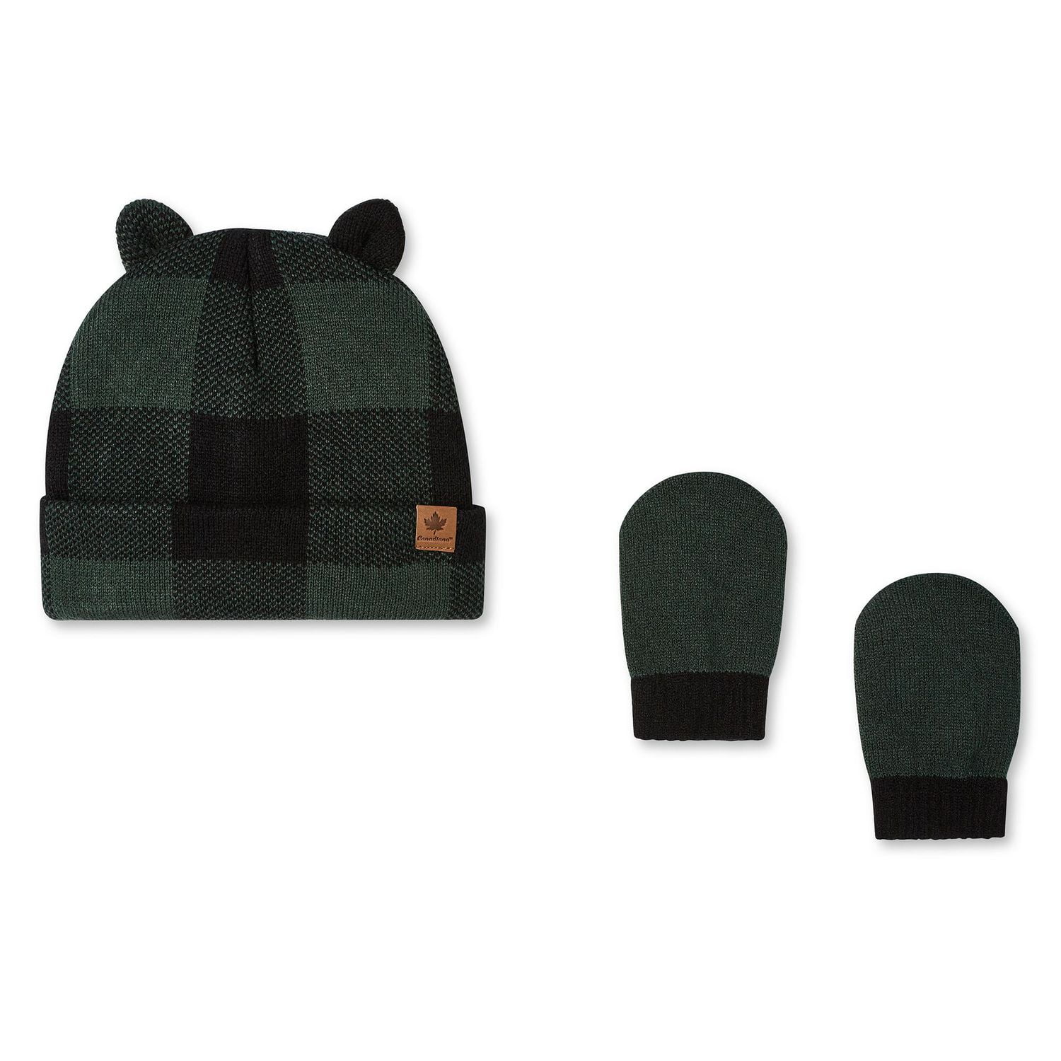 Canadiana Infants' Unisex Hat and Mittens 2-Piece Set