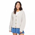 thumbnail image 1 of No Boundaries Women's Oversized Cardigan, 1 of 6