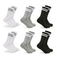 thumbnail image 1 of Fruit of the Loom All Day Comfort Crew Socks (6-pack), 1 of 6