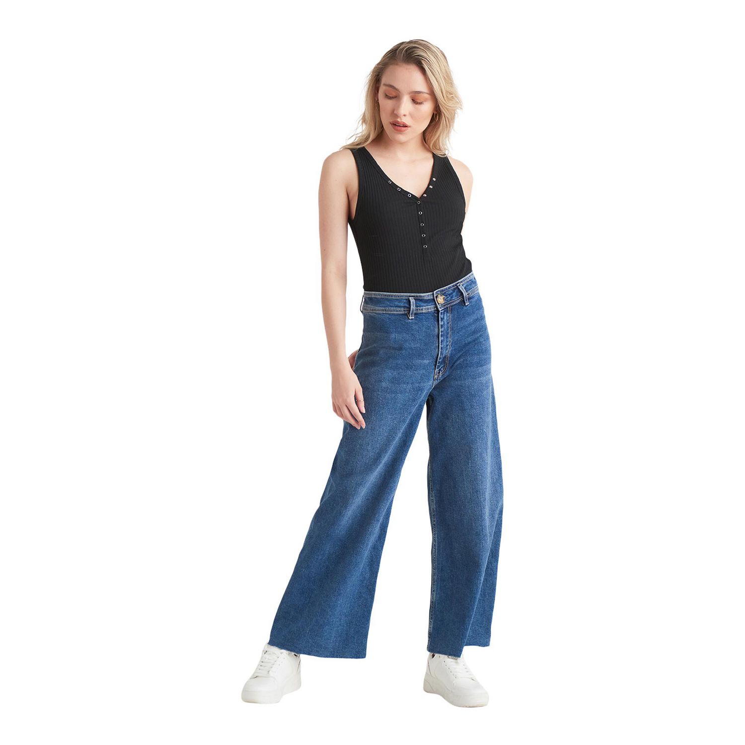 High rise deals culotte jeans