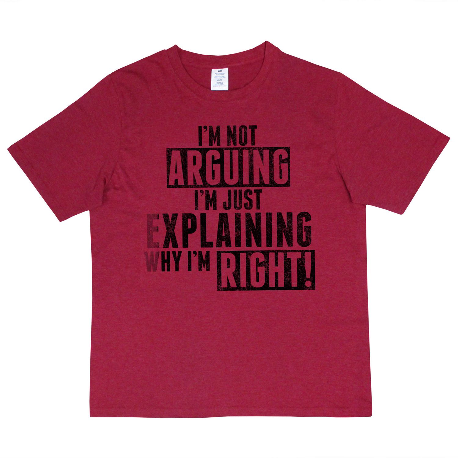 Arguing And Explaining Men's short Sleeve Tee Shirt | Walmart Canada