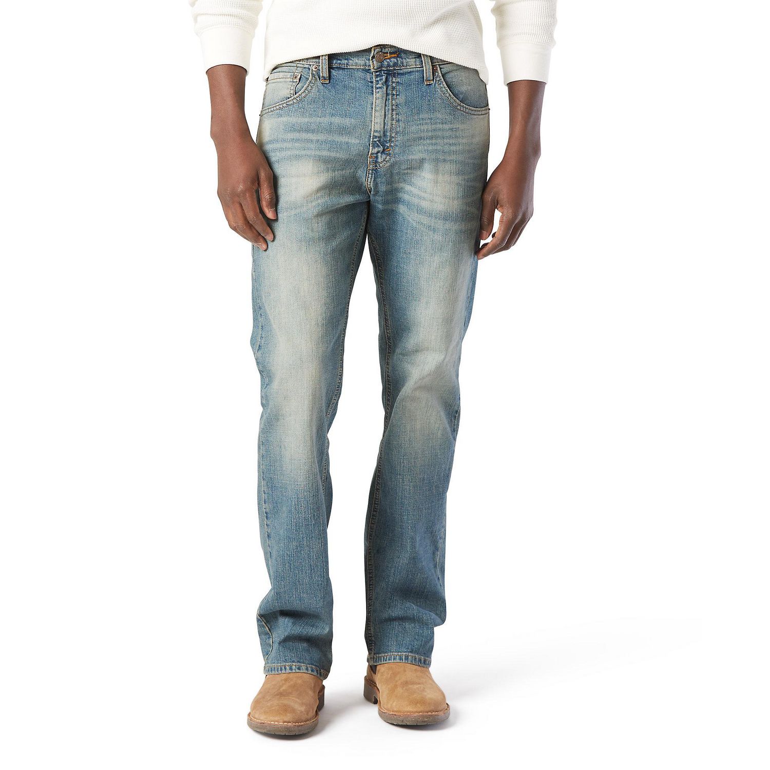 Levi strauss signature bootcut jeans mens hotsell