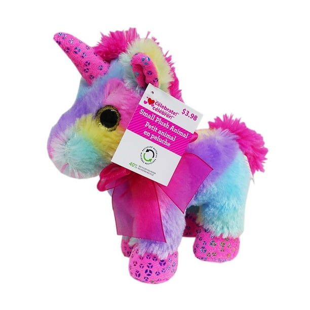 Way To Celebrate Rainbow Unicorn Plush, 7.5inch - Walmart.ca