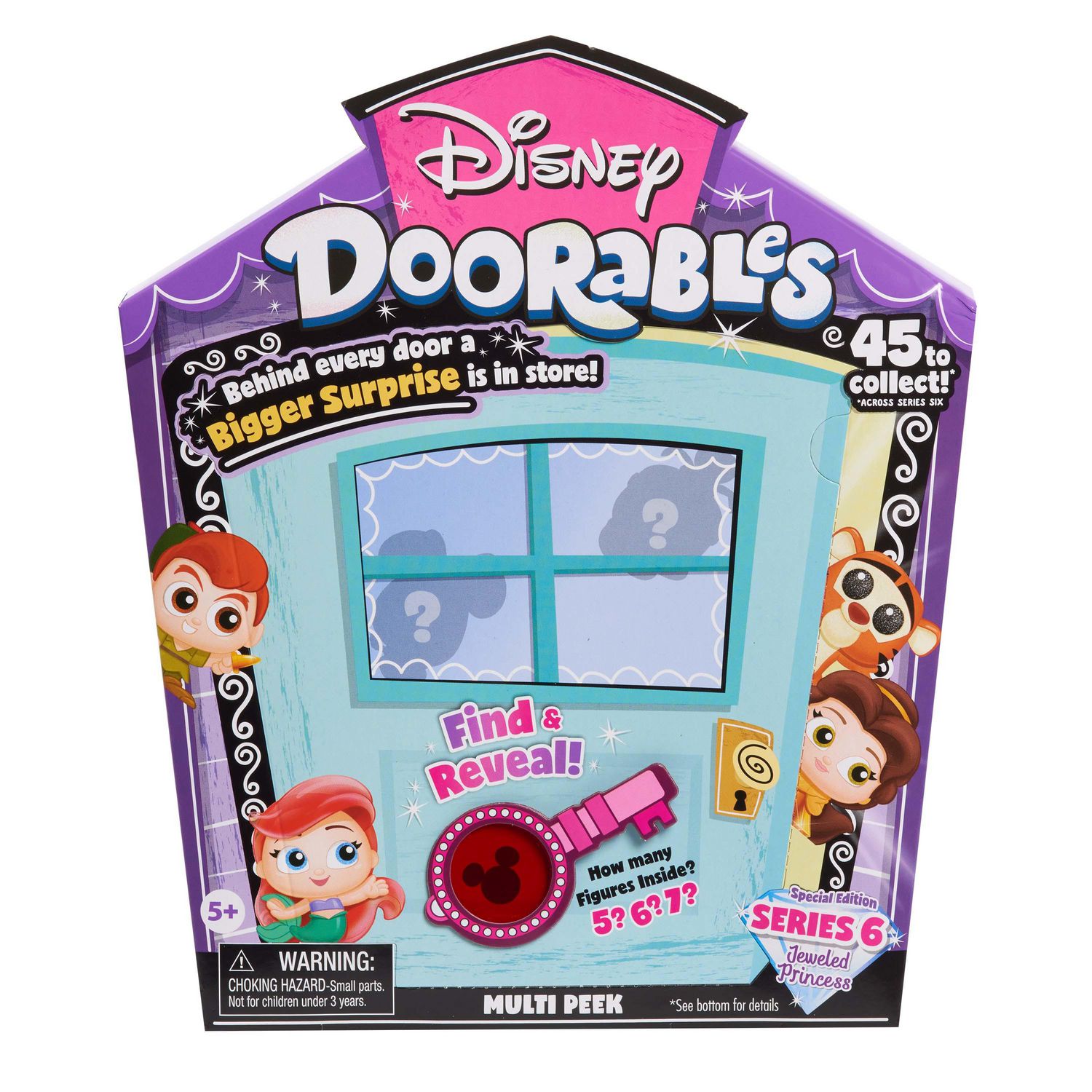 Disney Doorables Series 7 - multi peek (Sealed box of 6)
