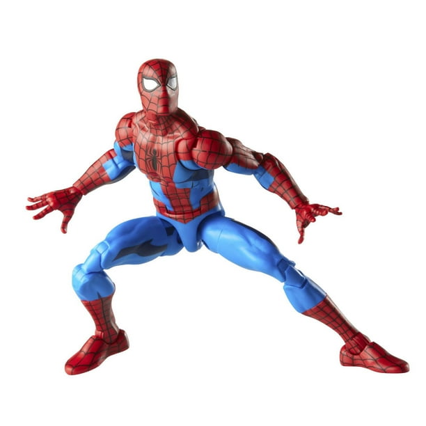Marvel Legends Series Spider-Man, figurine articulée de 15 cm avec déco par  ombrage de celluloïd, 6 accessoires 