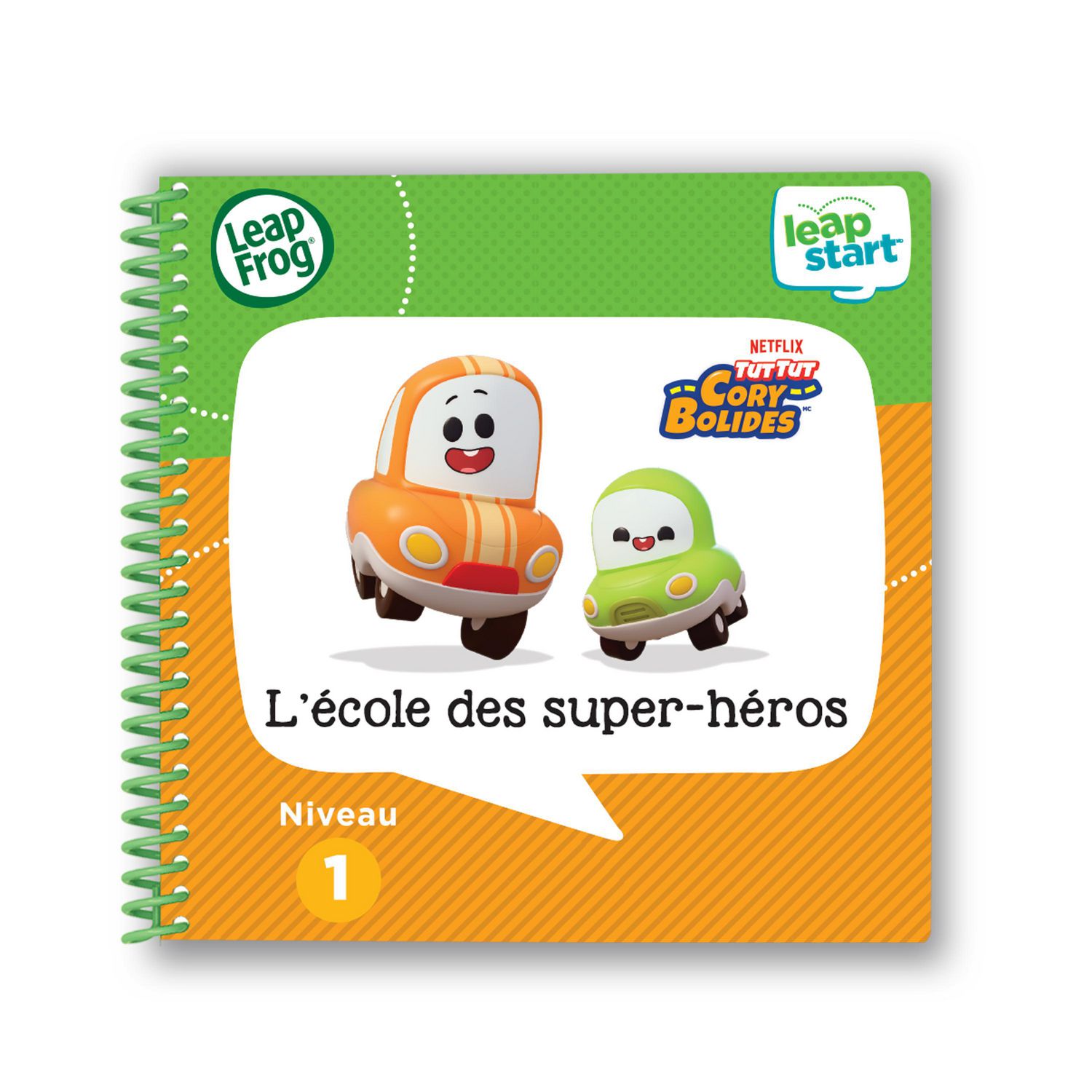 LeapFrog LeapStart Tut Tut Cory Bolides - Cory Bolides - L'école des  super-héros - Version française 2 à 5 ans 