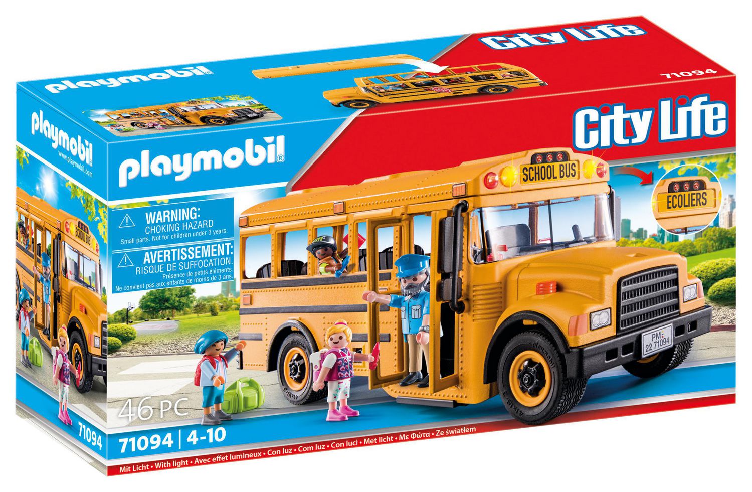 Bus scolaire 4-10 yrs 