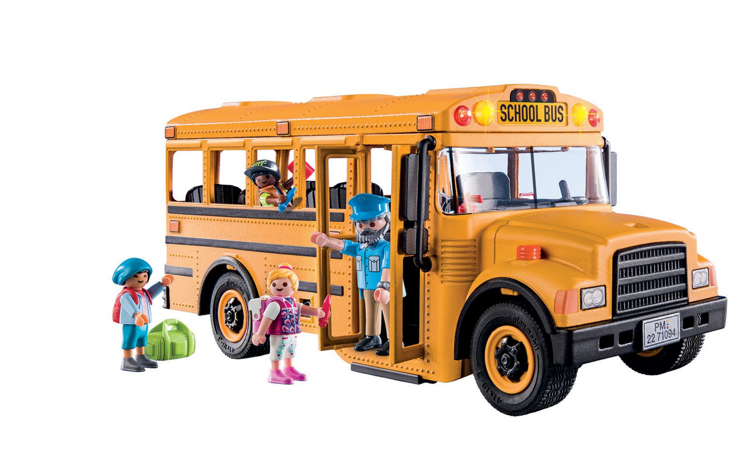 Autobus scolaire playmobil 71094 école school construction véhicules