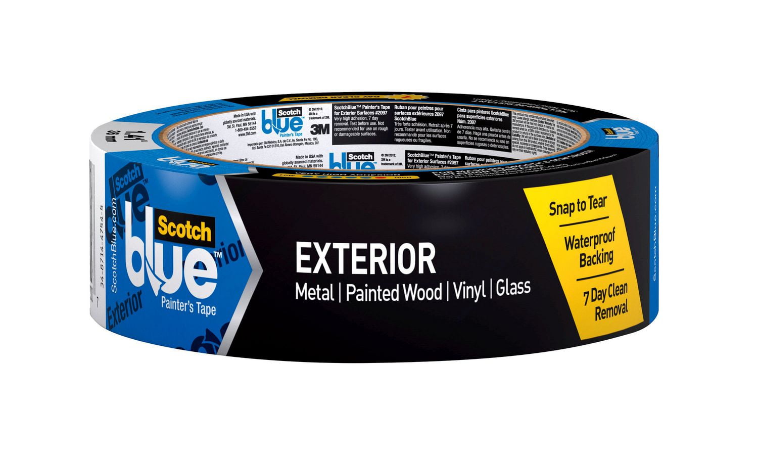 ScotchBlue™ 36 mm x 41.1 m Painter's Tape for Exterior Surfaces