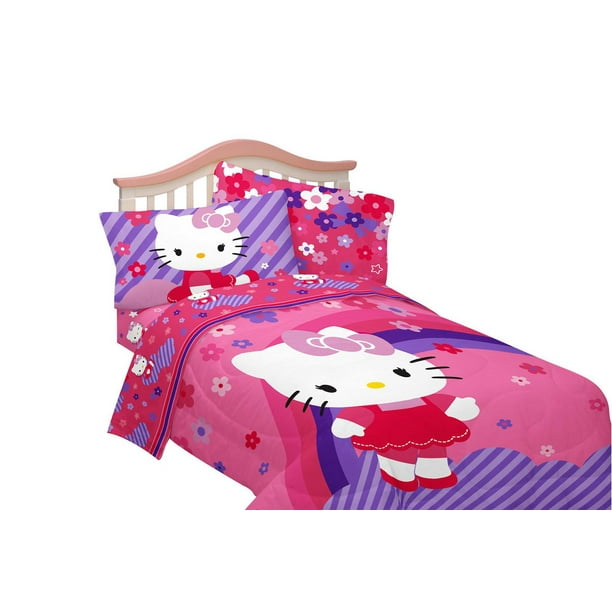 Hello Kitty Douillette « Raining Flowers » pour lit simple/double