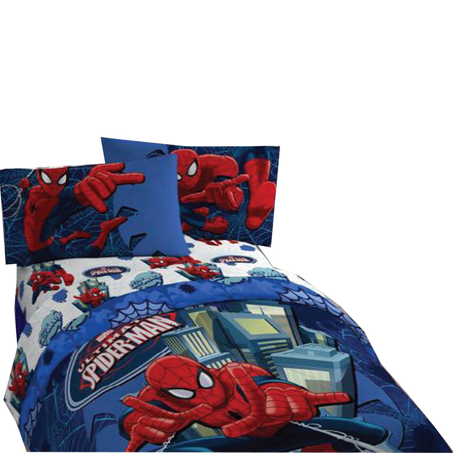 Spider Man Ultimate Spiderman Double Sheet Set Walmart Canada