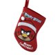 Bas de Noël avec appliqué Angry Birds de Kurt Adler – image 1 sur 1