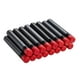 Ensemble de fléchettes supplémentaires noires avec embout rouge BOOMco. – image 1 sur 7