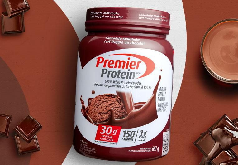 Premier Protein Chocolate Milkshake Protein Powder, 17 serve, 697 grams