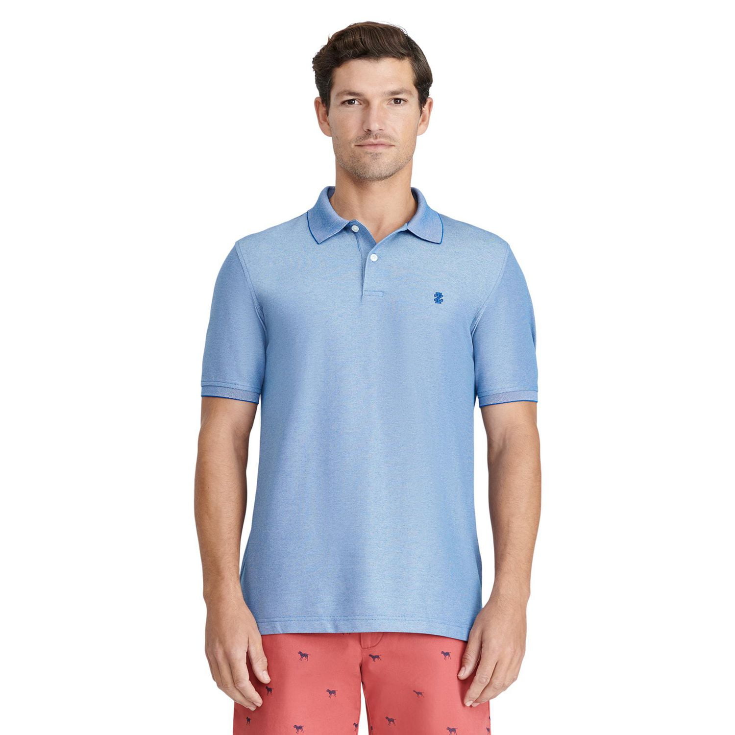 IZOD MENS SHORT SLEEVE PIQUE POLO