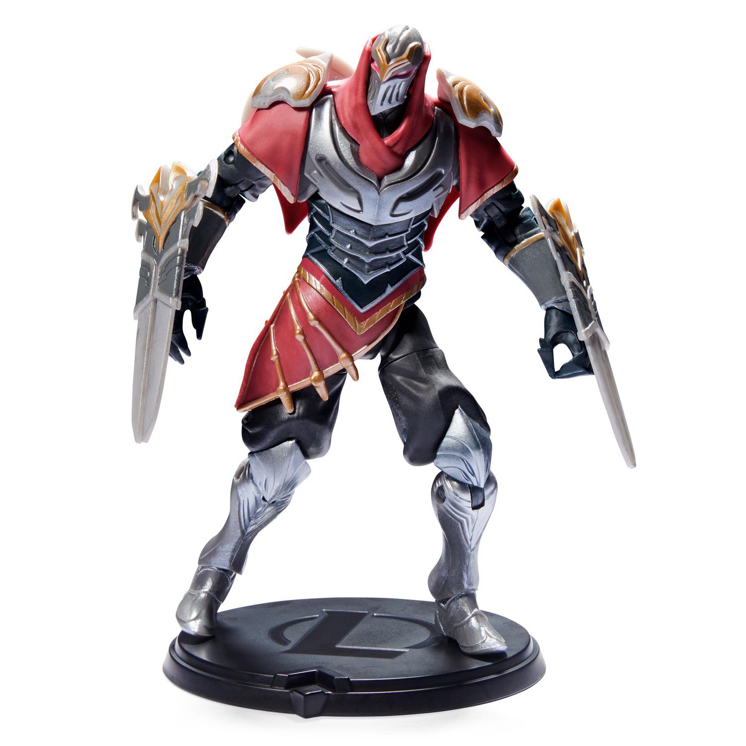 League of Legends, 6-Inch Zed Collectible Figure w/ Premium Details and 2  Accessories, The Champion Collection, Collector Grade, Ages 12 and Up