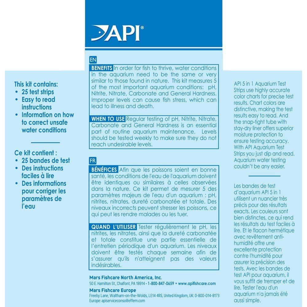 Api best sale test strips