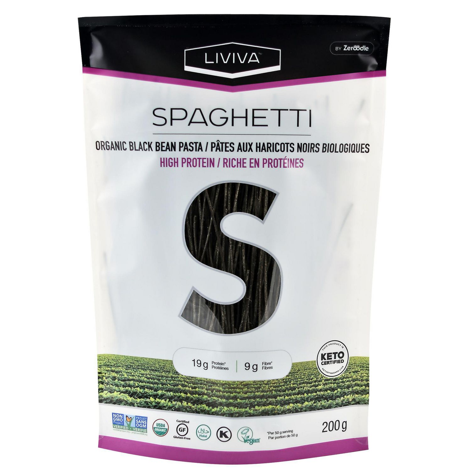 LIVIVA Organic Black Bean Spaghetti | Walmart Canada