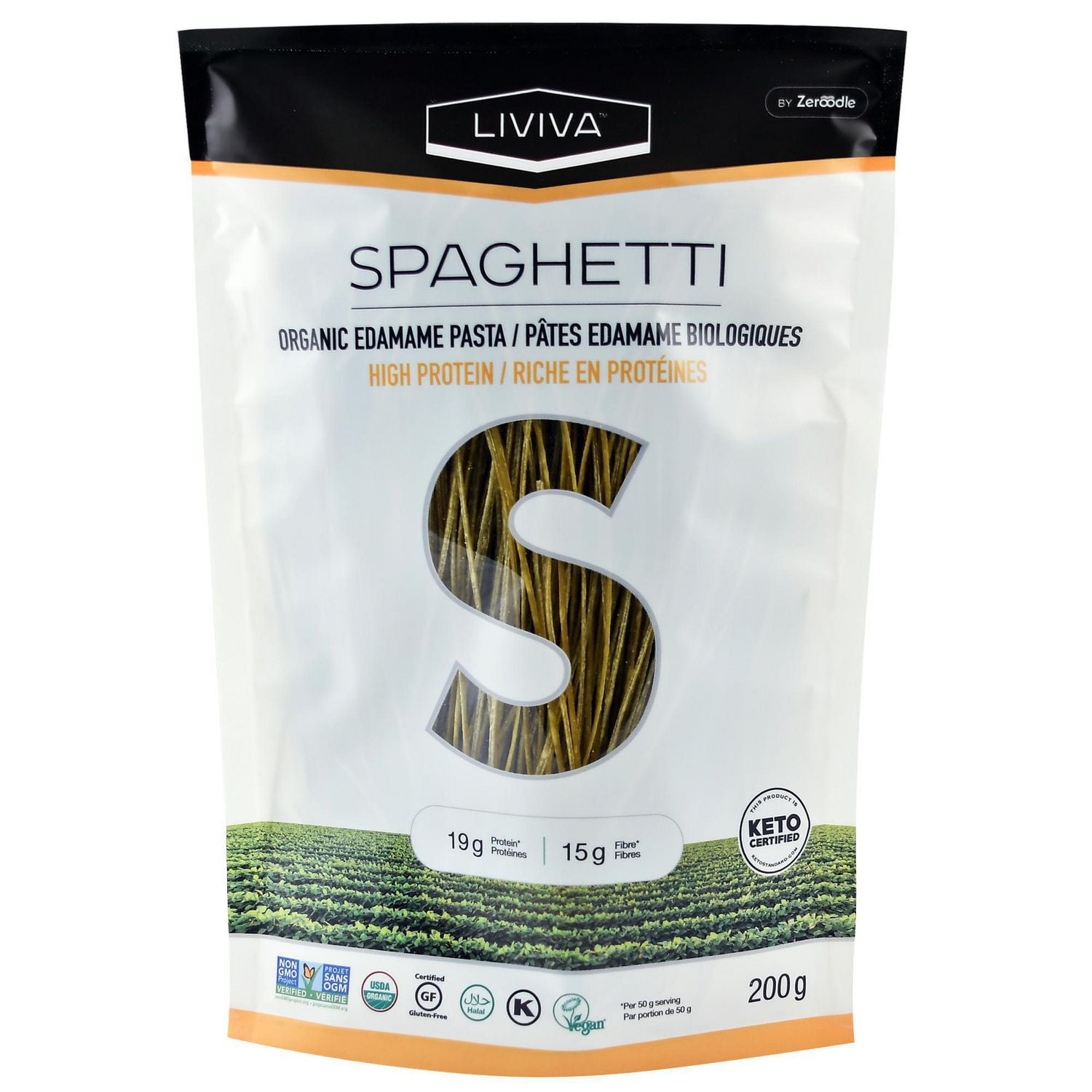 LIVIVA Organic Edamame Spaghetti Walmart Canada