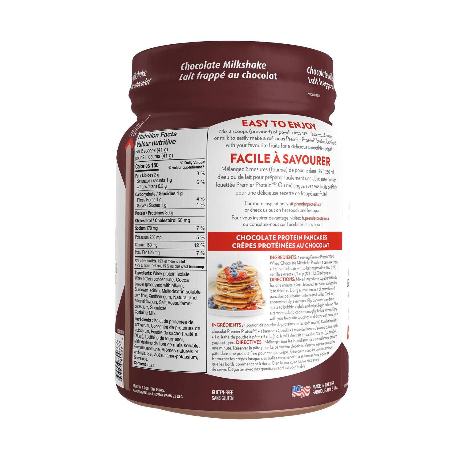 Premier Protein Chocolate Milkshake Protein Powder, 17 serve, 697 grams