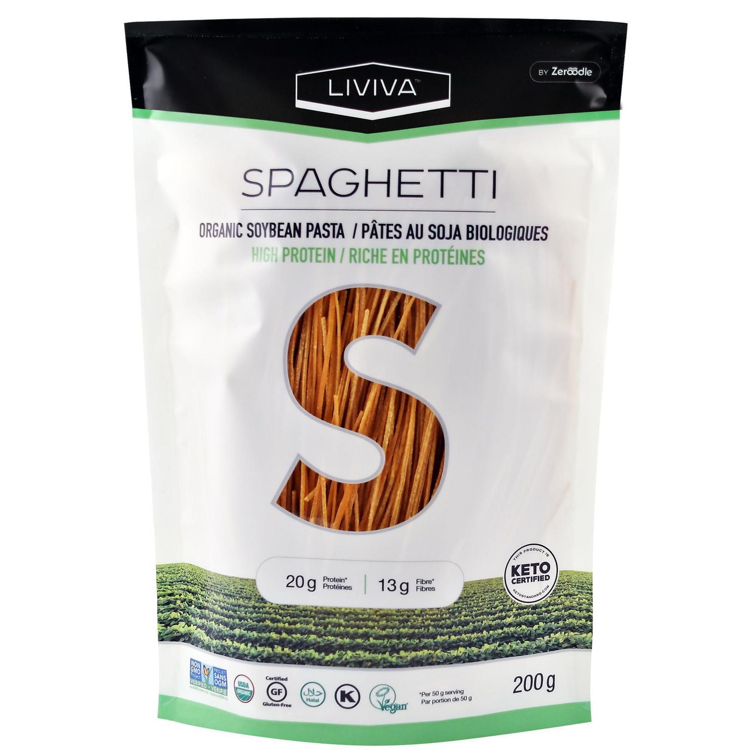 LIVIVA ORGANIC SOYBEAN SPAGHETTI Walmart Canada