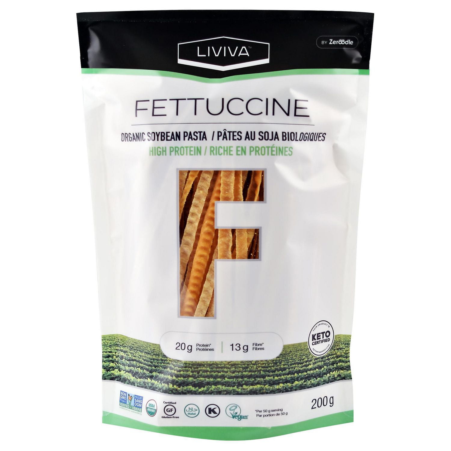 LIVIVA Organic Soybean Fettuccine Walmart Canada