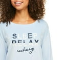 thumbnail image 4 of George Women's Velour Pajamas 2-Piece Set, 4 of 6