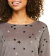 thumbnail image 4 of George Women's Velour Pajamas 2-Piece Set, 4 of 6