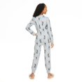 thumbnail image 3 of Justice Girls' Button-Down Sleeper and Toy 2-Piece Set, 3 of 7