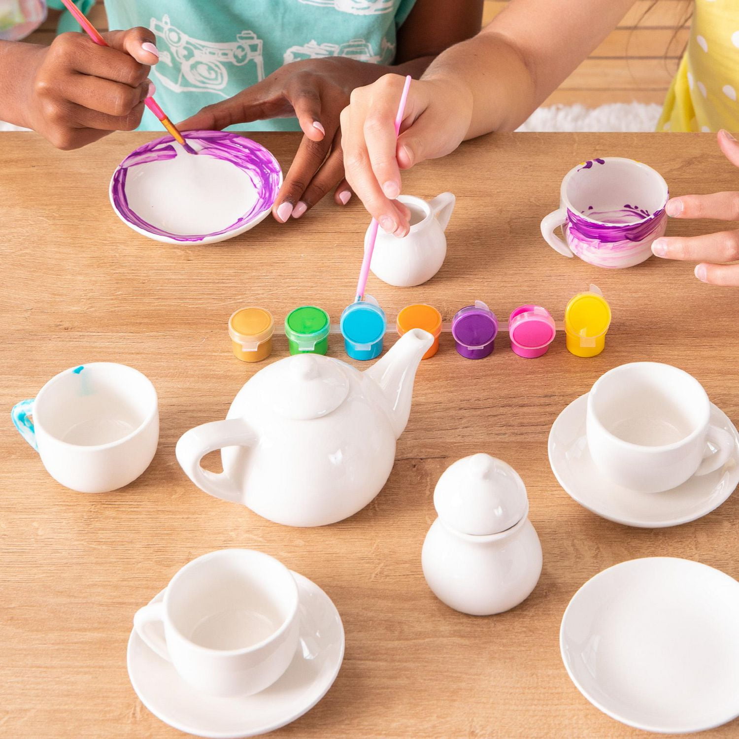 Paint cheap tea set