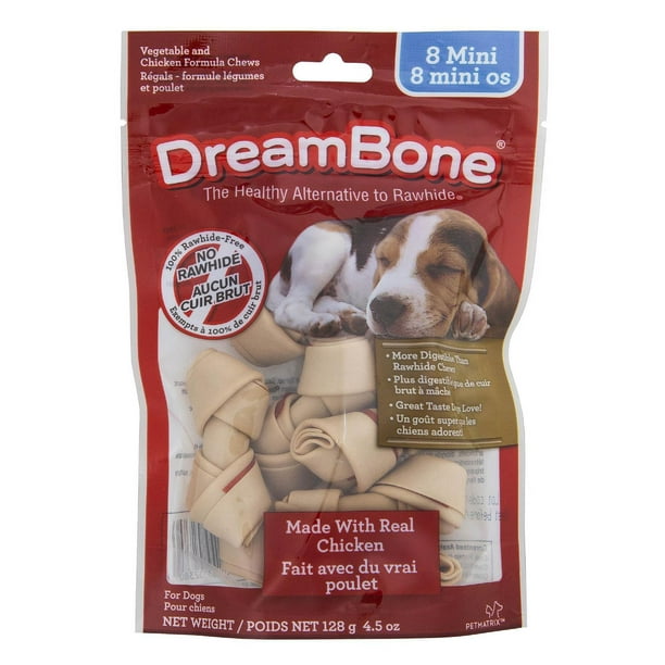 Régals dentaires pour chiens aux légumes et poulet de DreamBone