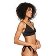 thumbnail image 2 of No Boundaries Women's Front Tie Bikini Top, 2 of 6