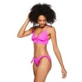 thumbnail image 2 of No Boundaries Women's Front Tie Bikini Top, 2 of 6