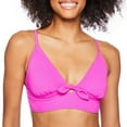 thumbnail image 4 of No Boundaries Women's Front Tie Bikini Top, 4 of 6