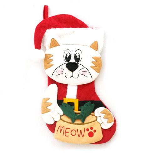 Bas de Noël pour chat et chien 3D – Santa paws™ de 20 po