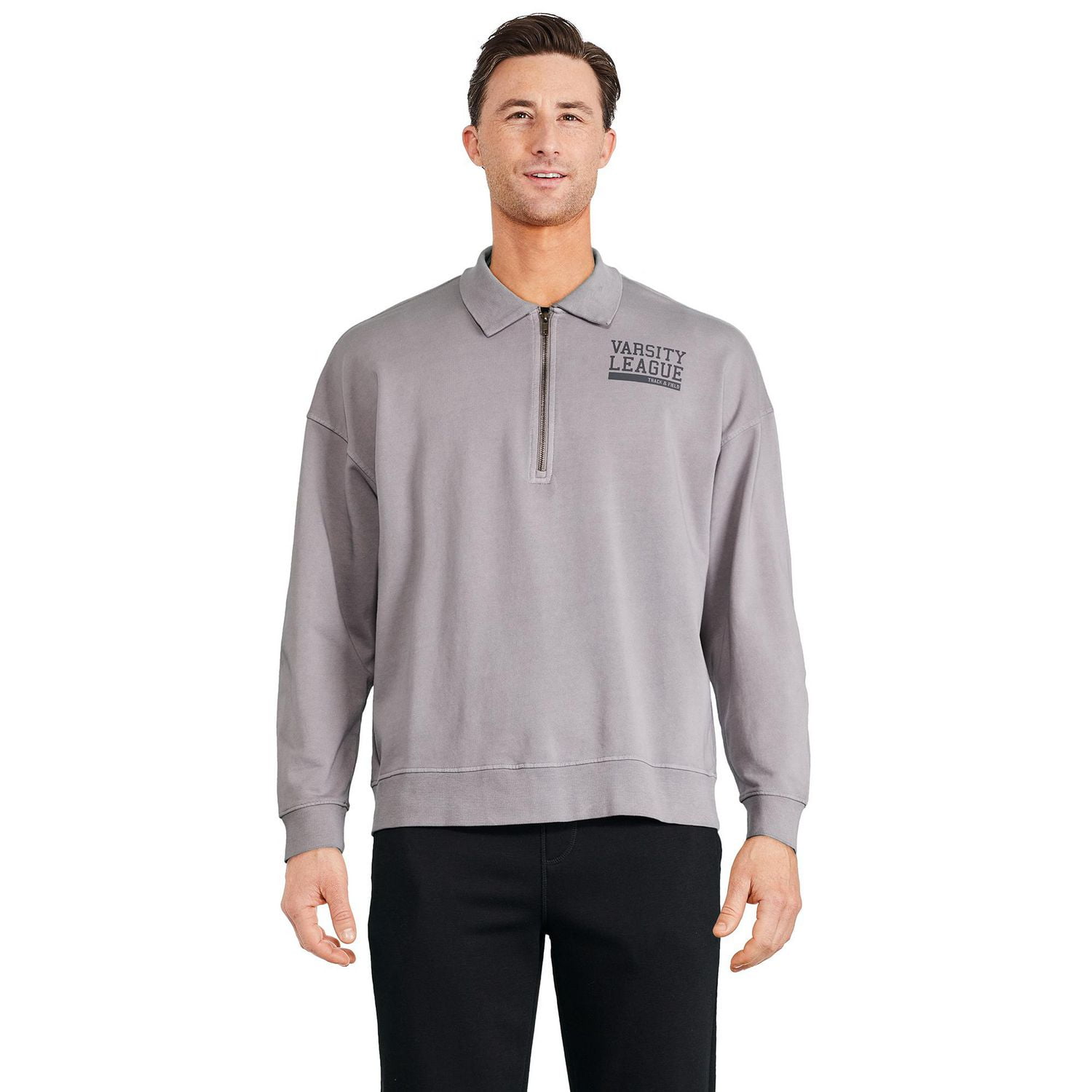 George Men's Quarter-Zip Popover, Sizes S-2XL
