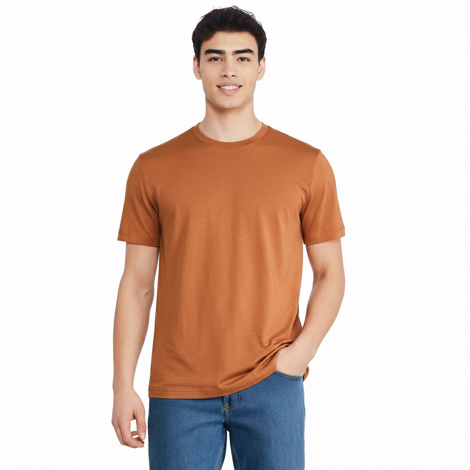 T-shirt extensible à encolure ras du cou George pour hommes