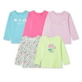 thumbnail image 1 of George Toddler Girls' Tee 5-Pack, 1 of 2