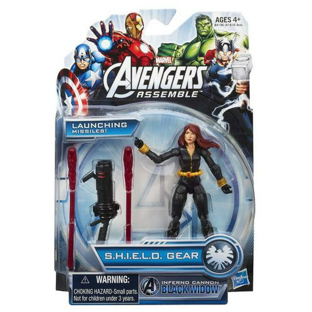 Marvel Avengers Assemble - Figurine Black Widow Canon Infernal