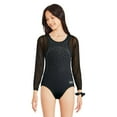 thumbnail image 1 of Justice Girls' Mesh Leotard 2-Piece Set, 1 of 3