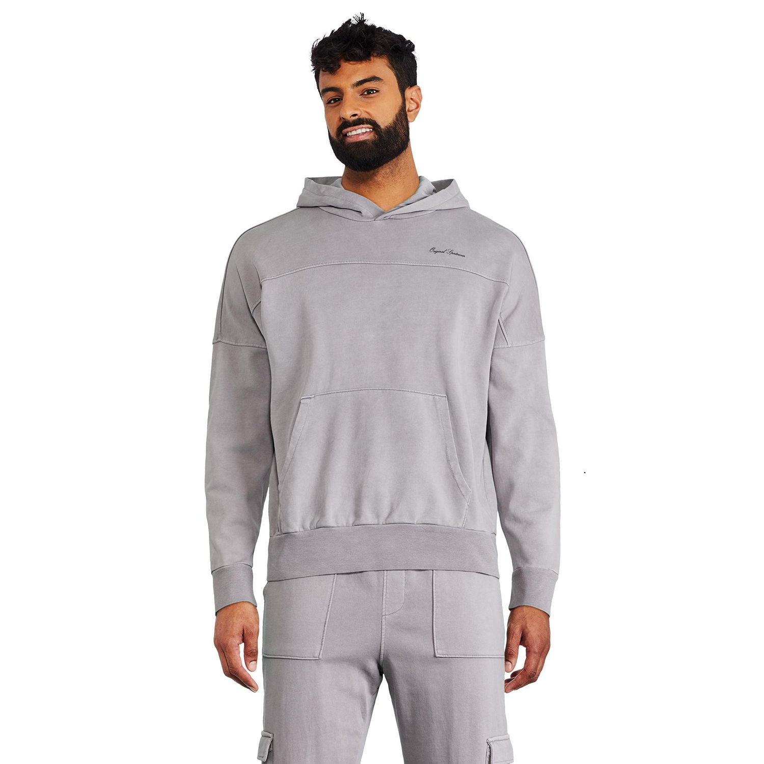 Haut à capuchon en tissu éponge bouclé George pour hommes