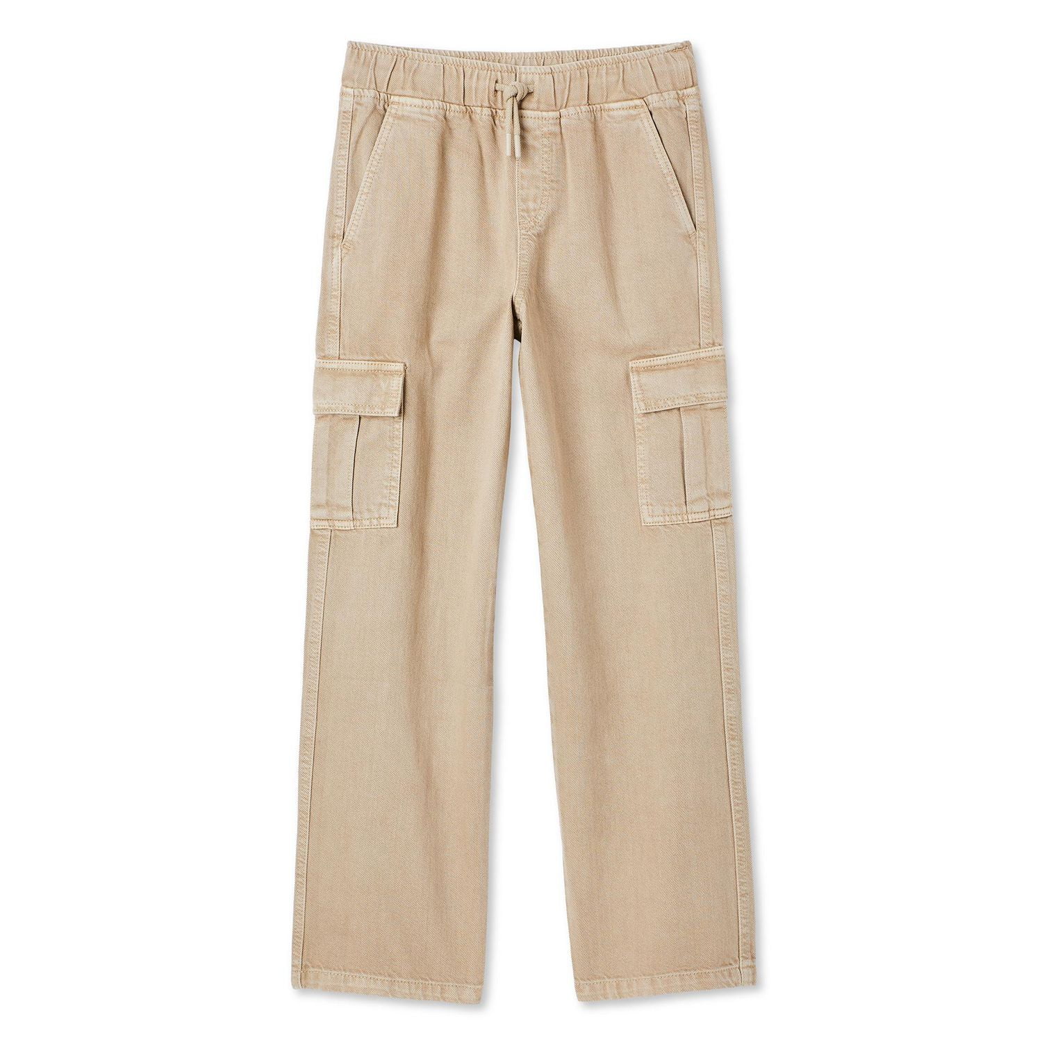 George Boys' Pull-On Cargo Denim Pant