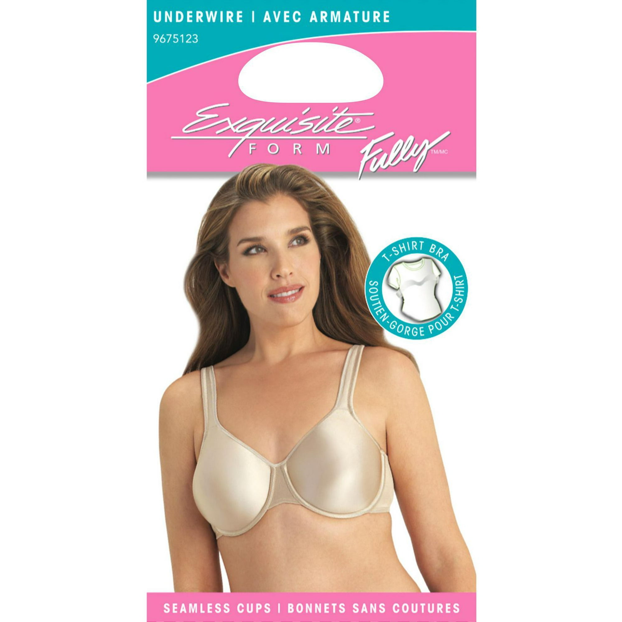 Exquisite Form #9675123 FULLY Full-Support T-Shirt Bra, Seamless