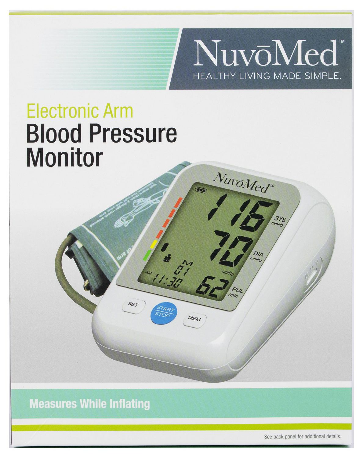 NuvoMed Audible Blood Pressure Monitor