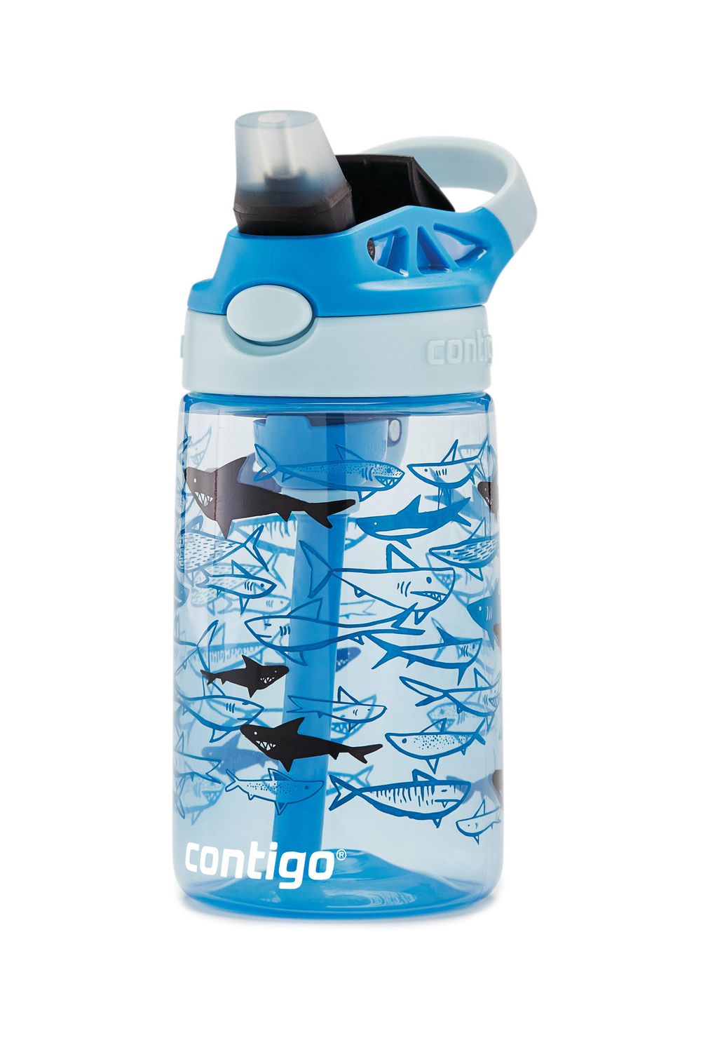 Contigo Kids Water Bottle with Redesigned AUTOSPOUT Straw, 14oz- Kitty Cat  (2)