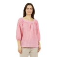 thumbnail image 1 of CHAPS-SQUARE NECK PEASANT TOP, 1 of 3